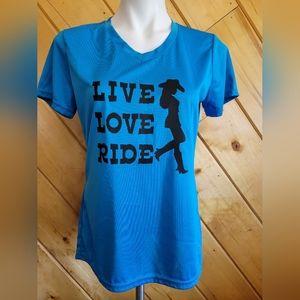 Live, Love, Ride Custom T-Shirt